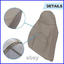 1999 2000 For Ford F250 F350 Lariat XLT Replacement Front Leather Seat Cover Tan