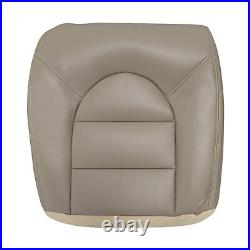 1999 2000 For Ford F250 F350 Lariat XLT Replacement Front Leather Seat Cover Tan