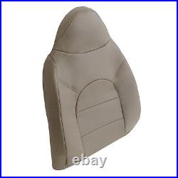 1999 2000 For Ford F250 F350 Lariat XLT Replacement Front Leather Seat Cover Tan