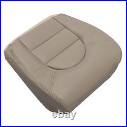 1999 2000 For Ford F250 F350 Lariat XLT Replacement Front Leather Seat Cover Tan