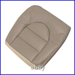 1999 2000 For Ford F250 F350 Lariat XLT Replacement Front Leather Seat Cover Tan