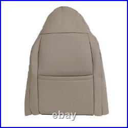 1999 2000 For Ford F250 F350 Lariat XLT Replacement Front Leather Seat Cover Tan