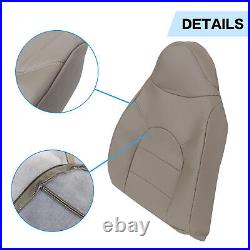 1999 2000 For Ford F250 F350 Super Duty Replacement Front Leather Seat Cover Tan