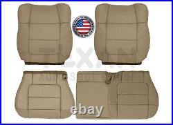 2001, 2002 Ford F-150 Lariat Crew Cab Leather Replacement Seat Cover Tan