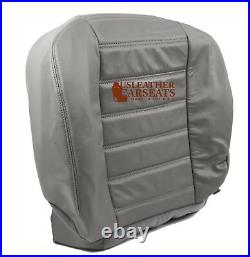 2003-2007 Hummer H2 Driver Full Front Genuine Leather Seat Cover Wheat Gray