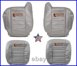 2003-2007 Hummer H2 Full front Genuine Leather Seat Cover Wheat Gray