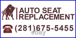 2009-2014 Chevy Silverado Full Front 2 bottoms 2 lean back cloth seat Cover Ebon