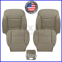 2014 2019 Chevy Suburban Tahoe Premier LTZ Tan Leather Replacement Seat Cover