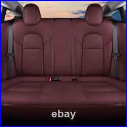 2017-2022 Tesla Model 3/y Full Cushion with Armrest Cover Car 5 Seat Cover