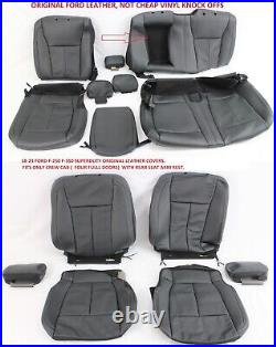 2017 -22 Ford F250 F350 crew cab OEM leather interior seat covers upholstery