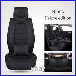 2/5-Seat Deluxe Full Car Seat Covers Luxury PU Leather Cushion For Jeep Wrangler