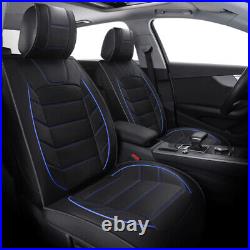 2 & 5 Seat Full Set Car Seat Covers Luxury PU Leather For 328i 335i E90 E60 X5