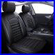 2-Seat Full Set Car Covers Luxury PU Leather Cushion For Ford F-150 Crew Cab