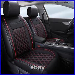 5 Seat Car Seat Cover Deluxe Leather Full Set Cushion For Toyota Prius 2001-2022