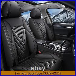 5-Seat Covers Cushion For Kia Sportage 2009-2023 Full Set Faux Leather Cover Pad