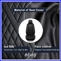 5-Seat Covers Faux Leather For Kia Optima 2002-2020 Full Set Front&Rear Cushion