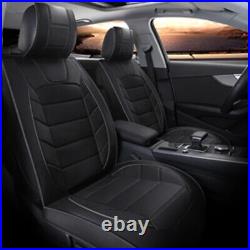 5-Seat Full Leather Car Seat Cover Rear Back Cushion For Dodge Challenger SRT RT