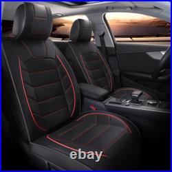 5 Seat Full Set Car Seat Cover Front Rear Back Cushion For Jaguar XF XE E-Pace