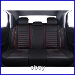 5 Seat Full Set Car Seat Cover Leather Front + Rear Cushion For Chevrolet Impala