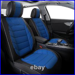 5 Seat Full Set Car Seat Cover PU Leather Front Rear Cushion For Nissan Frontier