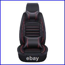 5-Seat Full Set Car Seat Covers PU Leather Cushion For Hyundai Kona Sonata Venue