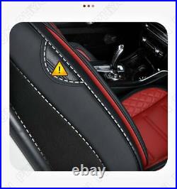 5-Seats Fiber Leather Seat Cover Car SUV Universal Full Front+Rear Seat Cushion