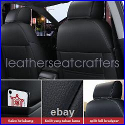 5-Seats Front & Rear Car Seat Cover Protector Black For 2017-2023 Honda CR-V NEW