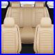 5-Sit Car Seat Cover Full Set Front + Rear Cushion PU Leather Waterproof For GMC