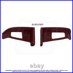 81-88 Monte Carlo SS Seat Cover Set WITH Belt Guides BURGUNDY VELOUR WithVINYL