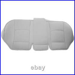 AD PU Leather Rear Seat Protector Cushion Auto Rear Seat Covers 3D Surround Gray