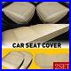Beige Car Seat Covers Universal Protector Front Rear Car Truck SUV Van AUTO 2SET