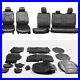 Black Factory Full Set Seat Cover Fit 2015 2016-2020 Ford F-150 XL XLT Crew Cab