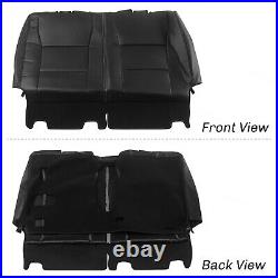 Black Factory Full Set Seat Cover Fit 2015 2016-2020 Ford F-150 XL XLT Crew Cab