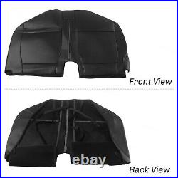 Black Factory Full Set Seat Cover Fit 2015 2016-2020 Ford F-150 XL XLT Crew Cab