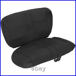 Black Front Rear Seat Cover Full Kit For 1991-1995 Jeep Wrangler YJ 4WD Neoprene