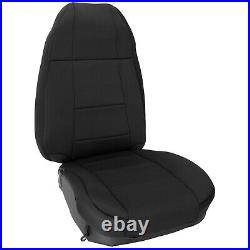 Black Front Rear Seat Cover Full Kit For 1991-1995 Jeep Wrangler YJ 4WD Neoprene