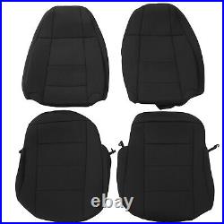 Black Front Rear Seat Cover Full Kit For 1991-1995 Jeep Wrangler YJ 4WD Neoprene