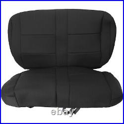 Black Front Rear Seat Cover Full Kit For 1991-1995 Jeep Wrangler YJ 4WD Neoprene