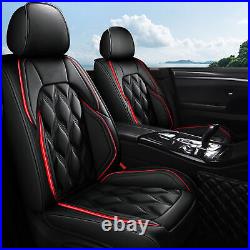 Breathable Car Seat Cover Full Set For KIA FORTE 2014-2024 PU Leather Cushion