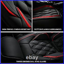 Breathable Car Seat Cover Full Set For KIA FORTE 2014-2024 PU Leather Cushion