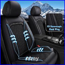 Breathable Seat Cover Full Set Pu Leather Cushion Pad For Nissan Rogue 2010-2023