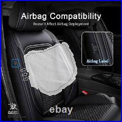 Breathable Seat Cover Full Set Pu Leather Cushion Pad For Nissan Rogue 2010-2023