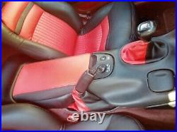C5 Corvette 1997-2004 Leather Replacement Center Console & Shift Boot Kit Red
