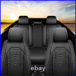 Car 2/5 Seat Covers For Ford Explorer 2004-2024 PU Leather Front&Rear Protector