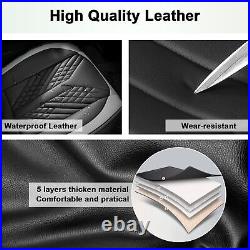 Car 2/5 Seat Covers For Hyundai Tucson 2008-2023 PU Leather Front & Rear Cushion