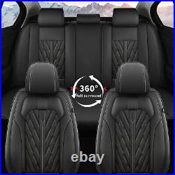 Car 2/5 Seat Covers PU Leather Front & Rear For Kia Niro 2017-2024 Protector Pad