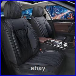 Car 2/5 Seat Covers PU Leather Front&Rear Set For Chevrolet Equinox 2011-2021