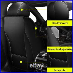 Car 5- Seat Cover Cushion Full Set PU Leather Cover For Acura TSX 2009-2014