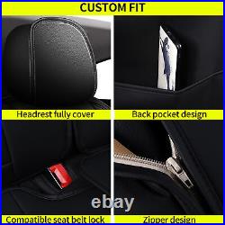 Car 5- Seat Cover Cushion Full Set PU Leather Cover For Acura TSX 2009-2014