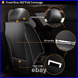 Car 5-Seat Cover Faux Leather Pad Full Set Protectors For NISSAN Kicks 2018-2024